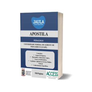 APOSTILA/ PEDAGOGO/ UNIVERSIDADE FEDERAL DO AGRESTE DE PERNAMBUCO
