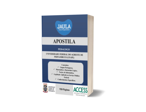 APOSTILA/ PEDAGOGO/ UNIVERSIDADE FEDERAL DO AGRESTE DE PERNAMBUCO