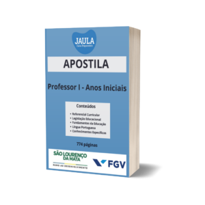 APOSTILA/PROFESSOR I - ANOS INICIAIS/SÃO LOURENÇO DA MATA - PE