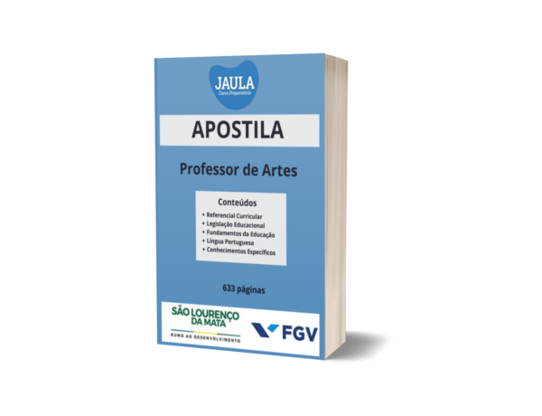 APOSTILA/PROFESSOR DE ARTES/SÃO LOURENÇO DA MATA - PE