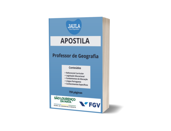 APOSTILA/PROFESSOR DE GEOGRAFIA/SÃO LOURENÇO DA MATA - PE