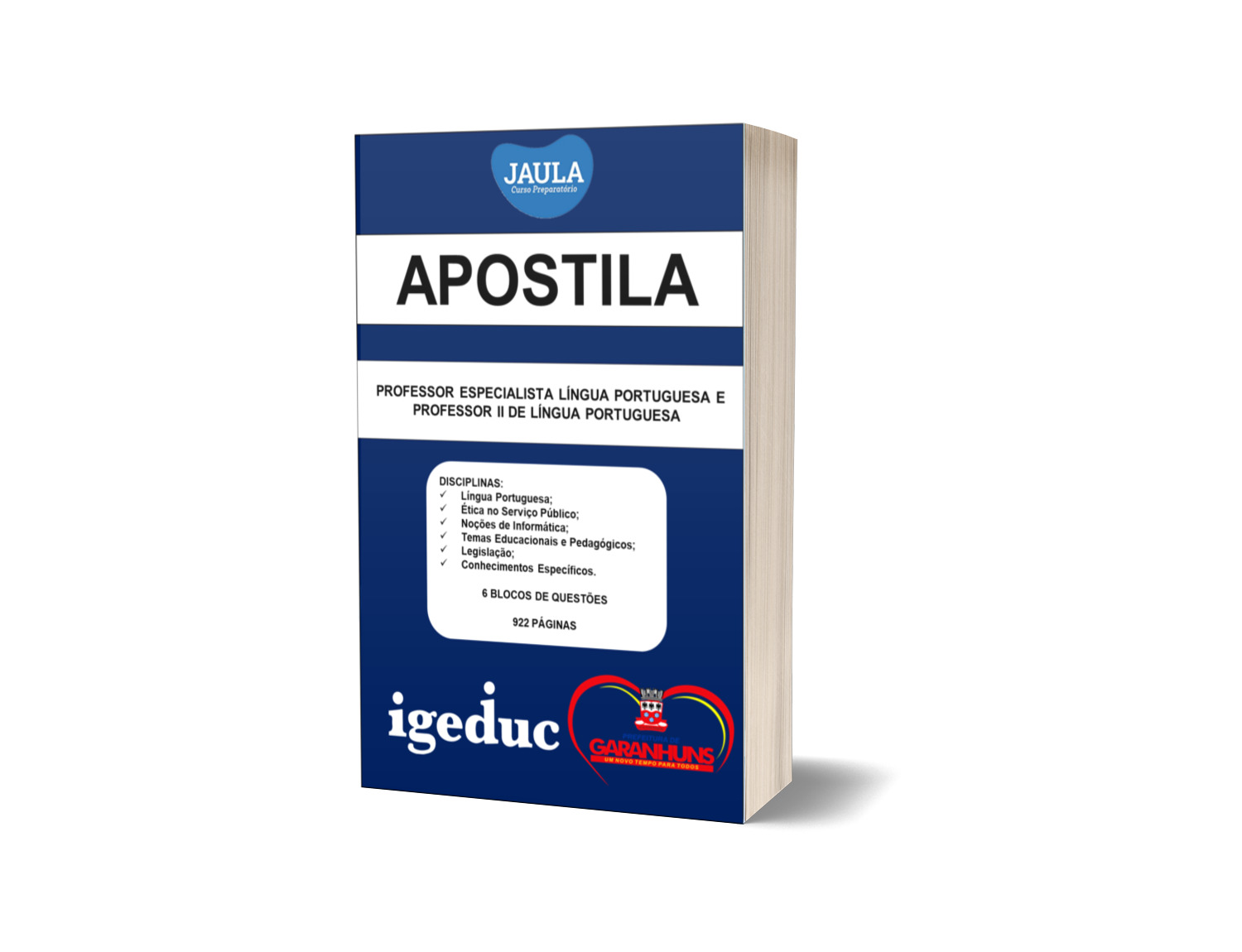 APOSTILA/ PROFESSOR ESPECIALISTA LÍNGUA PORTUGUESA E PROFESSOR II DE LÍNGUA PORTUGUESA/ GARANHUNS-PE