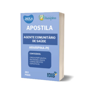 APOSTILA/ AGENTE COMUNITÁRIO DE SAÚDE/ ARARIPINA-PE