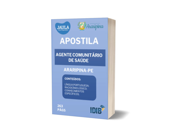 APOSTILA/ AGENTE COMUNITÁRIO DE SAÚDE/ ARARIPINA-PE