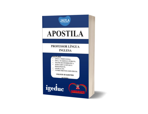 APOSTILA/ PROFESSOR LÍNGUA INGLESA/ GARANHUNS- PE