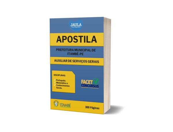 APOSTILA - AUXILIAR DE SERVIÇOS GERAIS - ITAMBÉ-PE