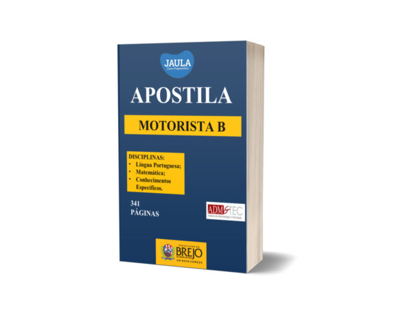 APOSTILA - MOTORISTA B - BREJO DA MADRE DE DEUS-PE