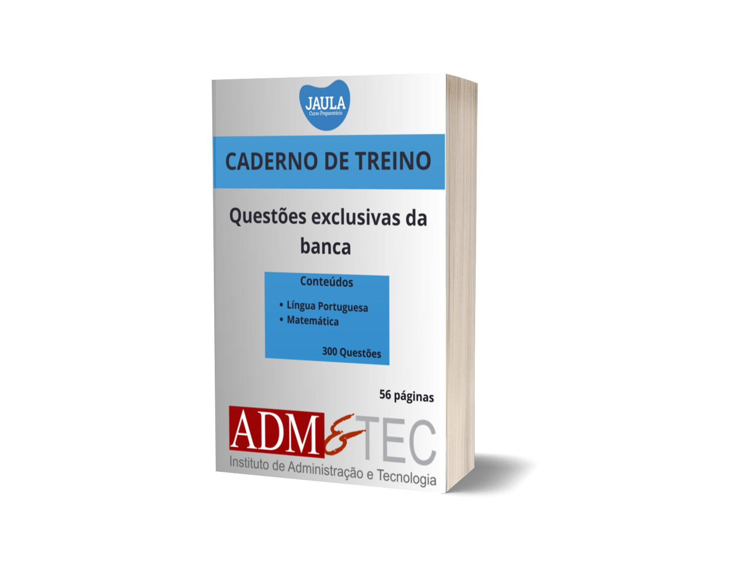 CADERNO DE TREINO/PORTUGUÊS E MATEMÁTICA/ADM&TEC