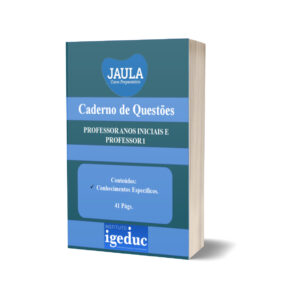 IGEDUC - CADERNO DE TREINO / PROFESSOR ANOS INICIAIS E INFANTIL