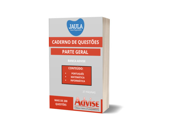 CADERNO DE TREINO/PARTE GERAL/BANCA ADVISE