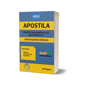 APOSTILA/PROFESSOR DE CIÊNCIAS/INDEC/MACHADOS-PE