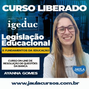 IGEDUC - EDUCAÇÃO - QUESTÕES DA BANCA