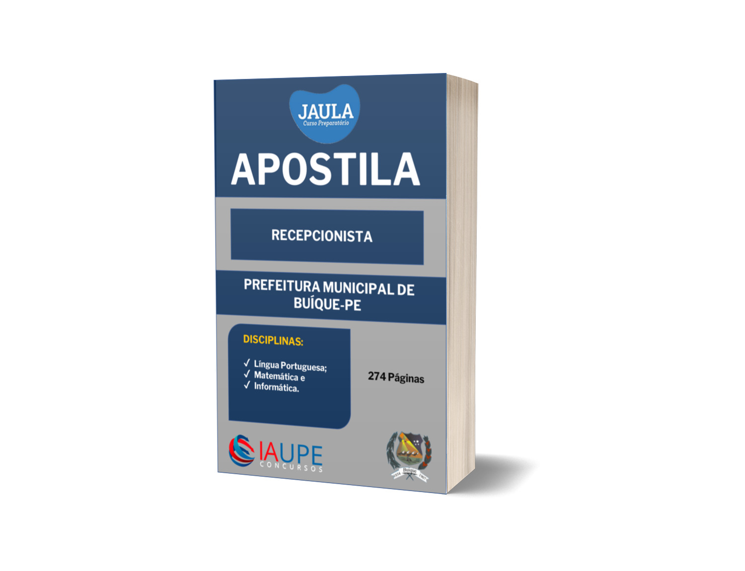 APOSTILA – RECEPCIONISTA – BUÍQUE-PE