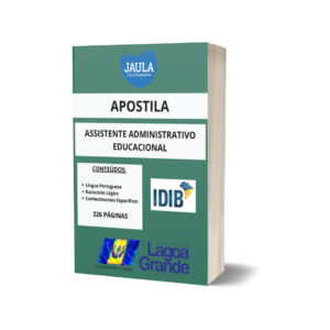 APOSTILA/ ASSISTENTE ADMINISTRATIVO EDUCACIONAL/ LAGOA GRANDE-PE