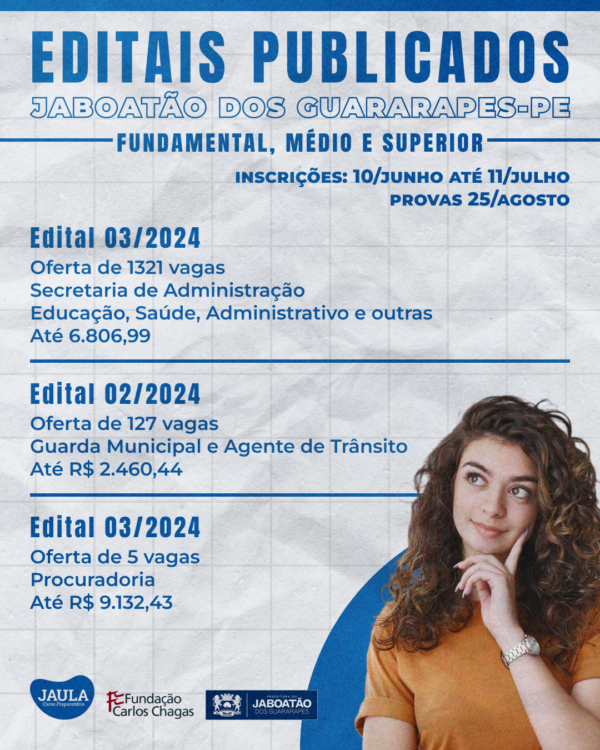 AUXILIAR EDUCACIONAL - JABOATÃO DOS GUARARAPES - FCC - Imagem 2