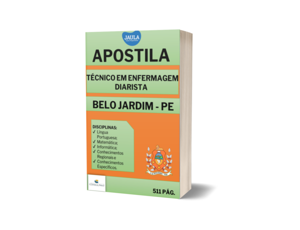 APOSTILA/TÉCNICO EM ENFERMAGEM - DIARISTA/CONSULPAM/BELO JARDIM - PE