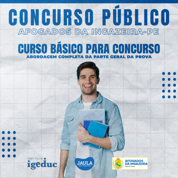 CBC - CURSO BÁSICO PARA CONCURSO - PREFEITURA DE AFOGADOS DA INGAZEIRA-PE