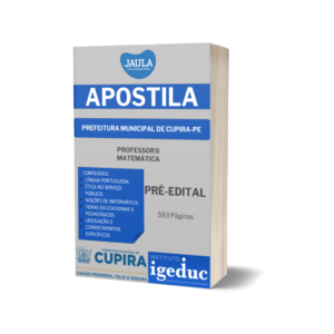 APOSTILA - PROFESSOR II MATEMÁTICA - CUPIRA-PE - IGEDUC