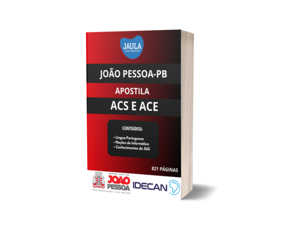 APOSTILA/ ACS E ACE / IDECAN/ JOÃO PESSOA-PB