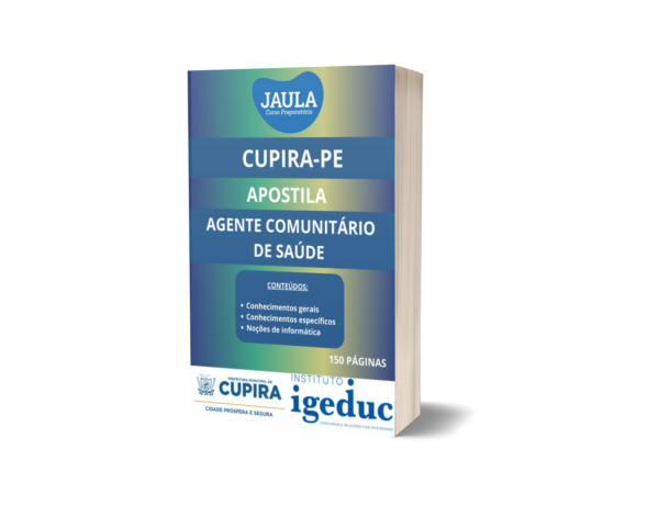 APOSTILA/ AGENTE COMUNITÁRIO DE SAÚDE/ IGEDUC/ CUPIRA-PE
