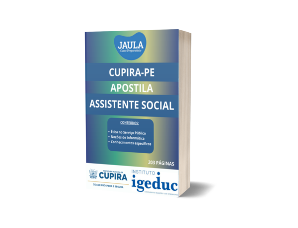 APOSTILA/ ASSISTENTE SOCIAL/ IGEDUC/ CUPIRA-PE