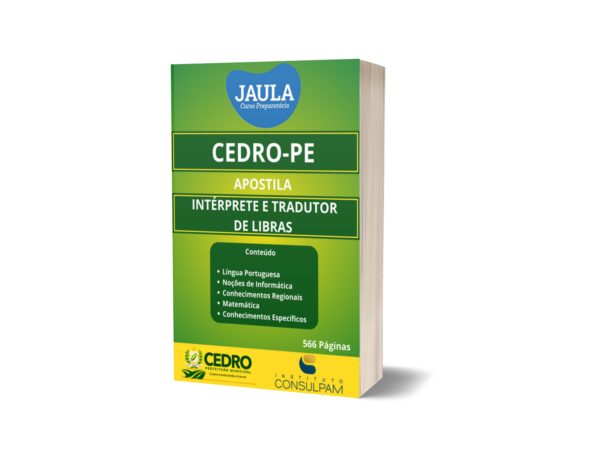 APOSTILA/ INTÉRPRETE E TRADUTOR DE LIBRAS/ CONSULPAM/ CEDRO-PE