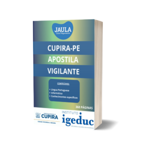 APOSTILA/ VIGILANTE/ IGEDUC/ CUPIRA-PE