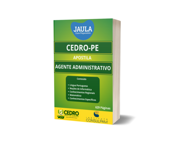 APOSTILA/AGENTE ADMINISTRATIVO/ CONSULPAM/ CEDRO-PE