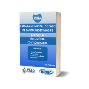 APOSTILA/PÓS-EDITAL/NÍVEL MÉDIO/CONTEÚDO BÁSICO/INDEC/CÂMARA MUNICIPAL DO CABO DE SANTO AGOSTINHO