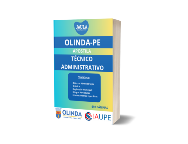 APOSTILA/ TÉCNICO ADMINISTRATIVO/ IAUPE/ OLINDA-PE