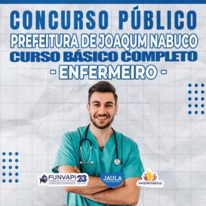ENFERMEIRO (FUNVAPI) - JOAQUIM NABUCO-PE