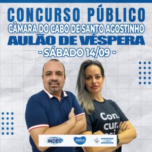 AULÃO DE VÉSPERA (INDEC) - CÂMARA DO CABO DE SANTO AGOSTINHO