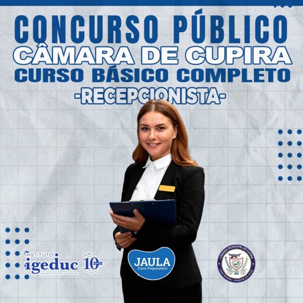 RECEPCIONISTA (IGEDUC) - CUPIRA-PE