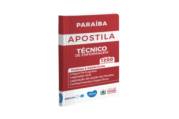 APOSTILA/ TÉCNICO DE ENFERMAGEM/ IDECAN/ PARAÍBA