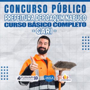 GARI (FUNVAPI) - JOAQUIM NABUCO-PE