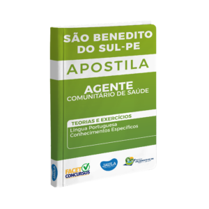 APOSTILA/ AGENTE COMUNITÁRIO DE SAÚDE/ FACET/ SÃO BENEDITO DO SUL-PE