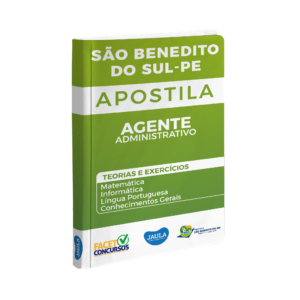 APOSTILA/ AGENTE ADMINISTRATIVO/ FACET/ SÃO BENEDITO DO SUL-PE