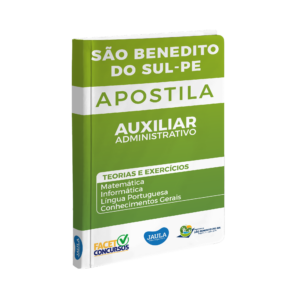 APOSTILA/ AUXILIAR ADMINISTRATIVO/ FACET/ SÃO BENEDITO DO SUL-PE