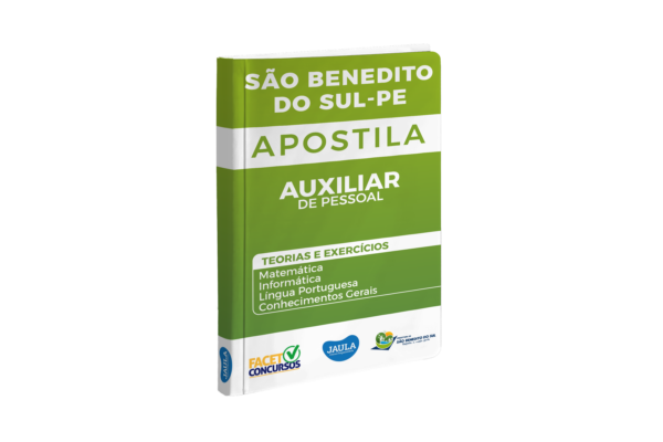 APOSTILA/ AUXILIAR DE PESSOAL/ FACET/ SÃO BENEDITO DO SUL-PE