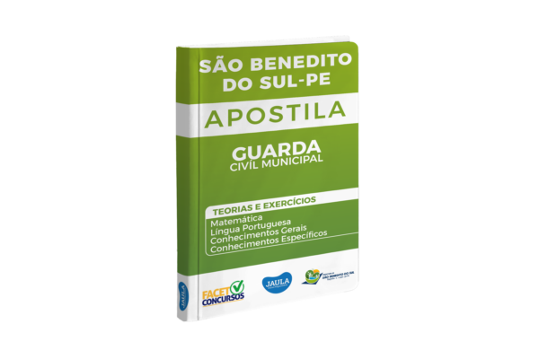 APOSTILA/ GUARDA MUNICIPAL/ FACET/ SÃO BENEDITO DO SUL-PE