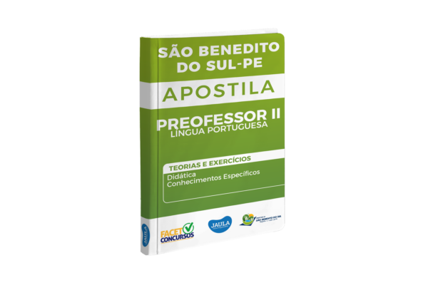 APOSTILA/ PROFESSOR II LÍNGUA PORTUGUESA/ FACET/ SÃO BENEDITO DO SUL-PE
