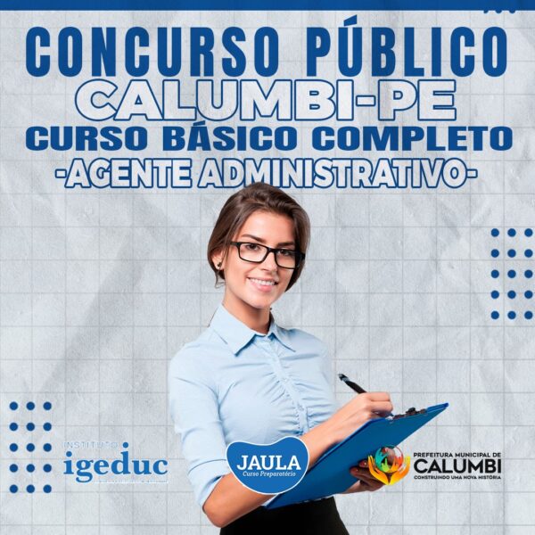 AGENTE ADMINISTRATIVO (IGEDUC) - CALUMBI-PE