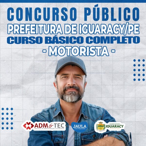 MOTORISTA (ADM&TEC) - IGUARACY - PE