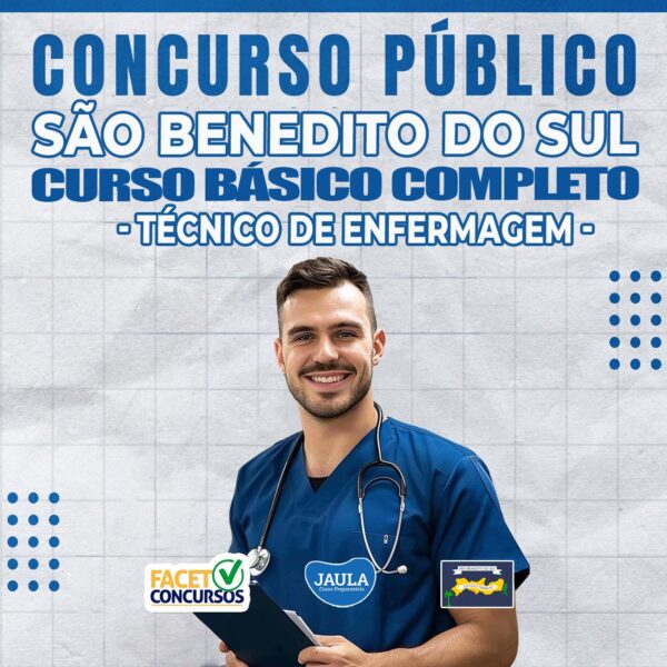 TÉCNICO EM ENFERMAGEM (FACET) - SÃO BENEDITO DO SUL-PE