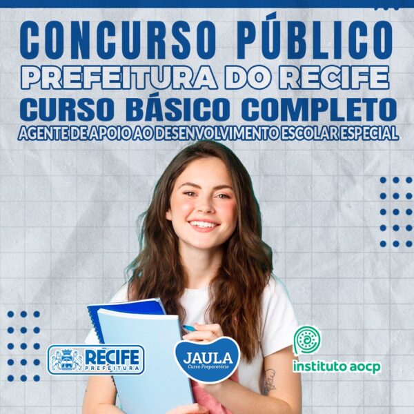 AGENTE DE APOIO AO DESENVOLVIMENTO ESCOLAR ESPECIAL (AOCP) - RECIFE-PE