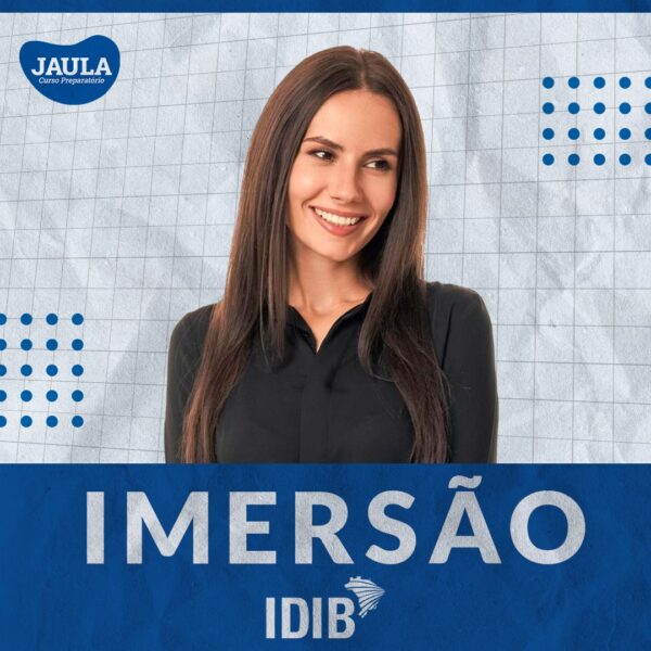 IMERSÃO GRAVADA- BANCA: IDIB