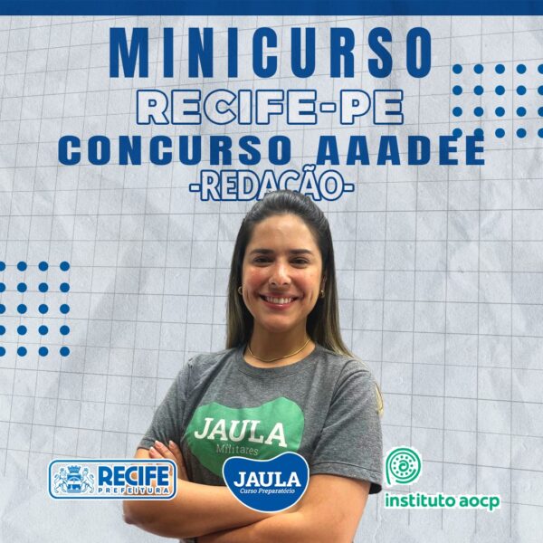 MiniCurso de Redação - Concurso da Prefeitura do Recife
