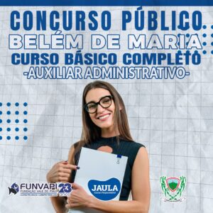 AUXILIAR ADMINISTRATIVO- CÂMARA MUNICIPAL DE BELÉM DE MARIA-PE