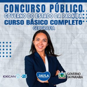 PROFESSOR DE GEOGRAFIA (IDECAN) – PARAÍBA