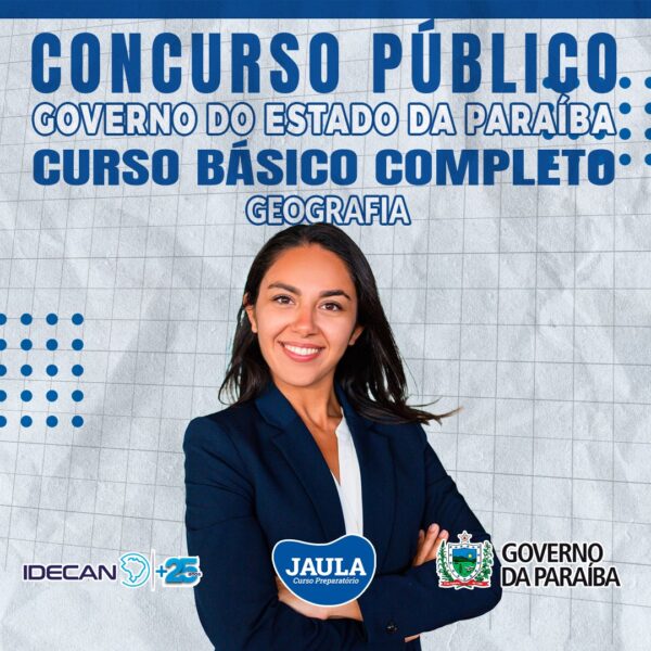 PROFESSOR DE GEOGRAFIA (IDECAN) – PARAÍBA
